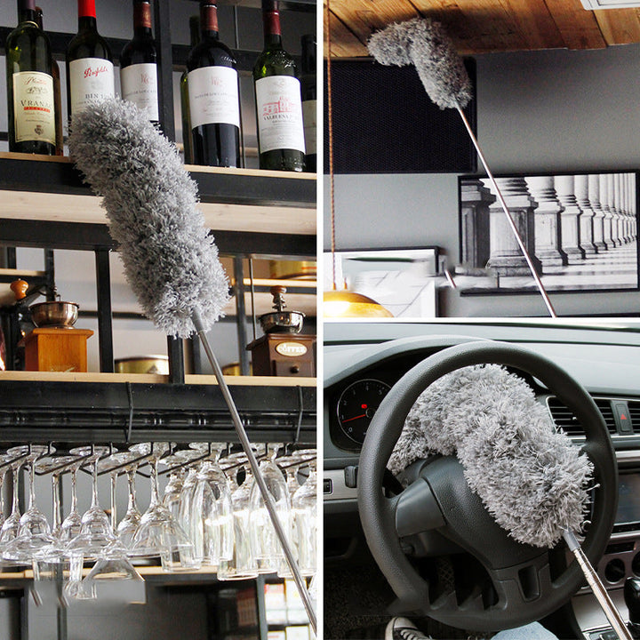 Rustfritt stål uttrekkbar fiber støvkost | Luvikno