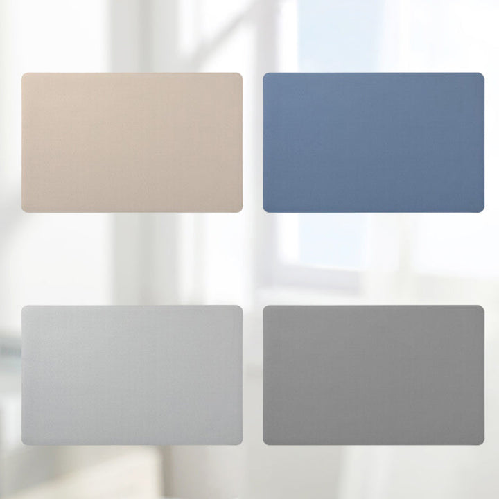 Solid Color Anti-Slip Badematmyk Rask-Dry Vaskbar Dusjmatte | Luvikno