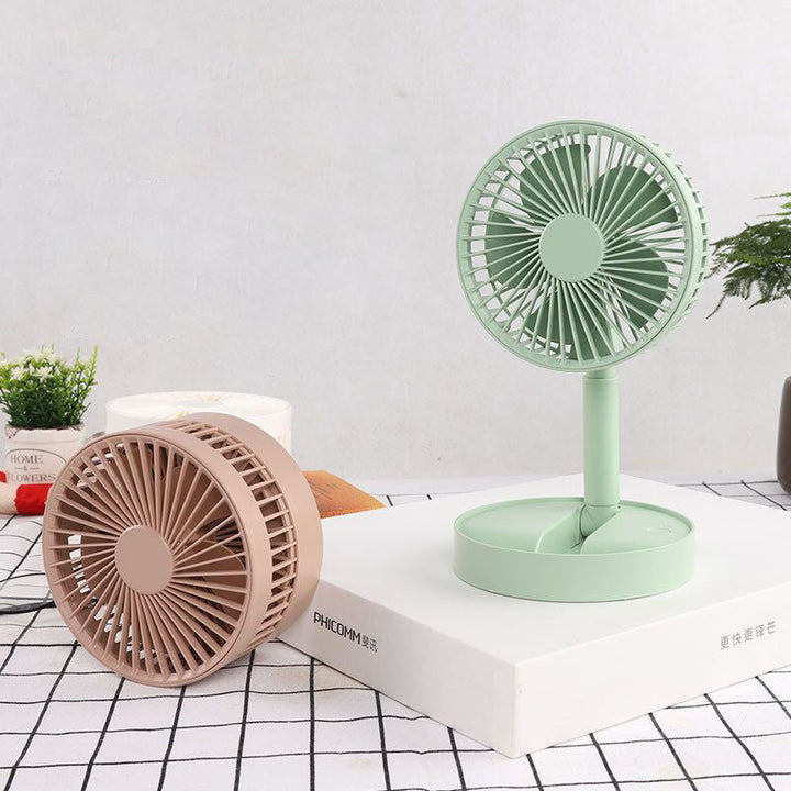 Mini vifte med sammenleggbar teleskopisk telefonholder | Luvikno