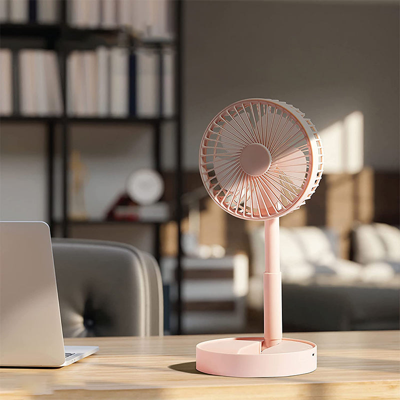 Mini vifte med sammenleggbar teleskopisk telefonholder | Luvikno