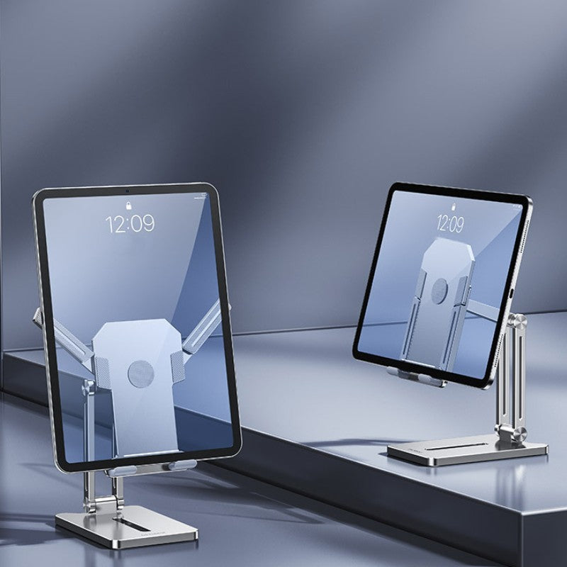 Luvikno | Justerbart sammenleggbart telefon- og nettbrettstativ, for telefon, nettbrett, Kindle og mer