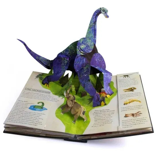Luvikno | DinoWorld 3D Pop-Up Bok | Forhistoriske Dinosaurer & Havmonstre | Innbundet