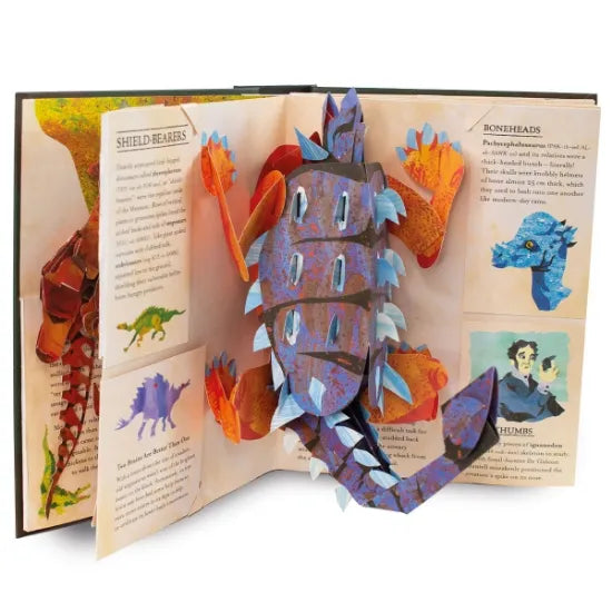 Luvikno | DinoWorld 3D Pop-Up Bok | Forhistoriske Dinosaurer & Havmonstre | Innbundet