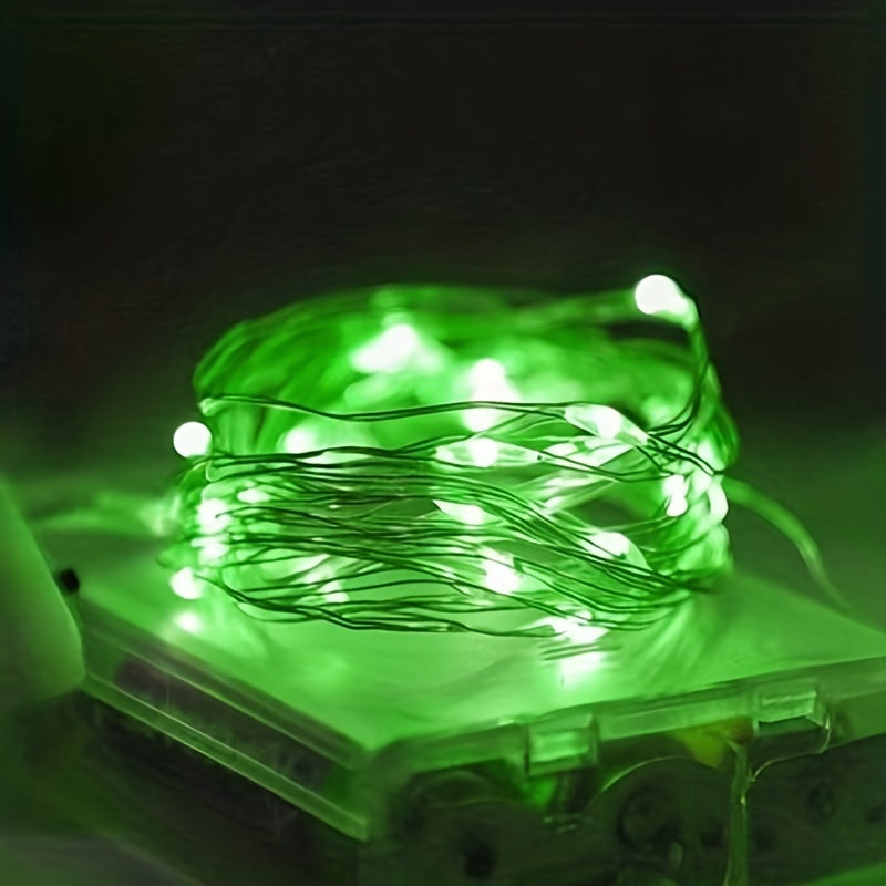 Fairy Lights Batteridrevet Kobbertråd Lyskjede Luvikno