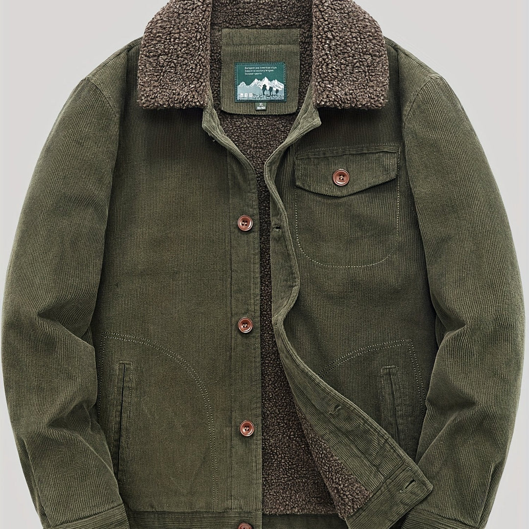 Luvik | Fleece jakke med knapp