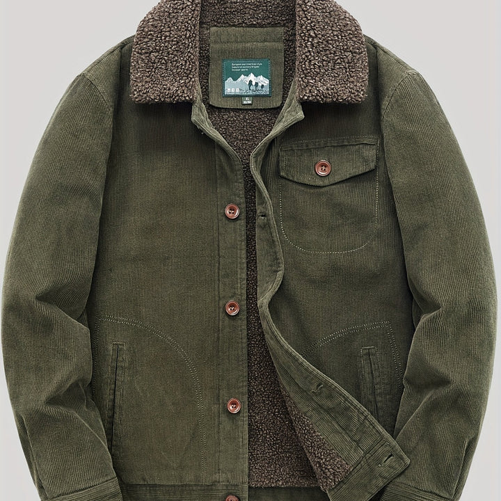 Luvik | Fleece jakke med knapp