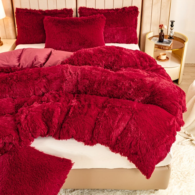 Luvikno | Ultra Soft Plush Duvet Cover Set with Zipper - Luksus & Komfort