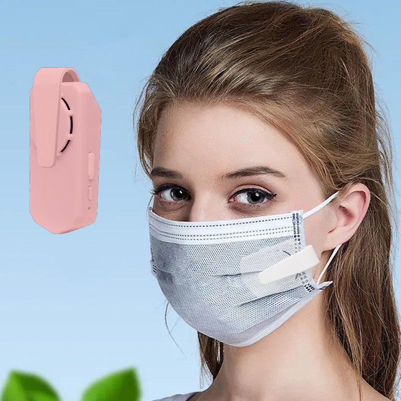 Clip-on oppladbar ansiktsmaske mini vifte, for sykling, løping, utendørs sport | Luvikno