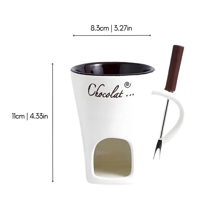 ChocoFondue - Elegant bolle for smeltbar sjokolade og ost Luvikno