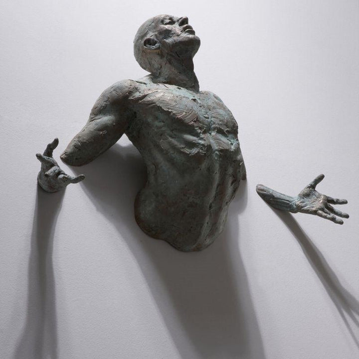 Art of Wall Sculpture Ornament Laget av Resin | Luvikno