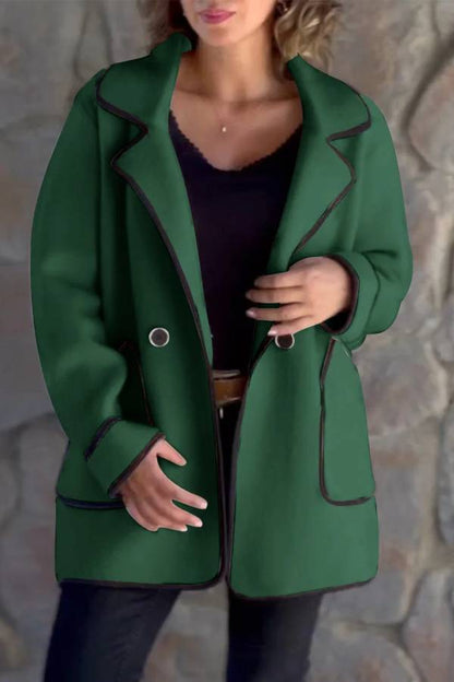 Luvik | Puku-kaulukset kaksipuoleinen villatakki