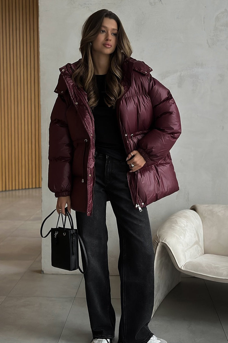 Luvik | Huppu takki, jossa on naru