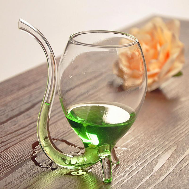 Vine - Vin Glass med sugerør | Luvikno