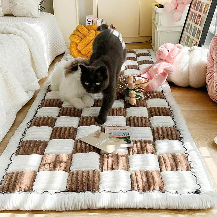 CozyCover – Elegant Teppe for Katt og Menneske Luvikno