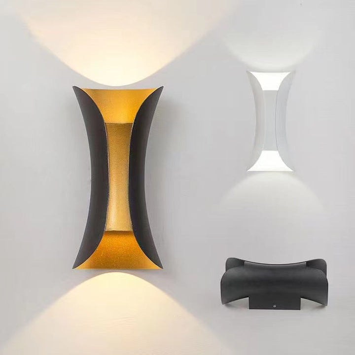 Utendørs LED Vegglampe Aluminium Vanntett Luvikno