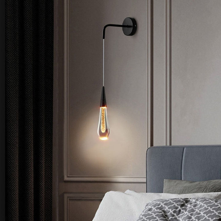 Luvikno | LumeTear Luxe LED Vegglampe Dimbar Dråpe Design for Soverom og Stue