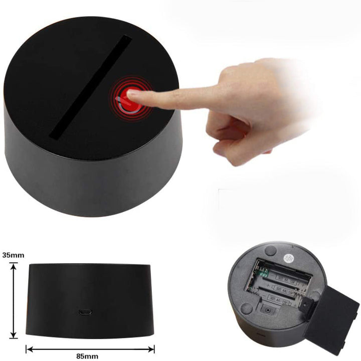 Luvikno | Magisk 3D-lampe for fantasyelskere – Forvandle rommet ditt