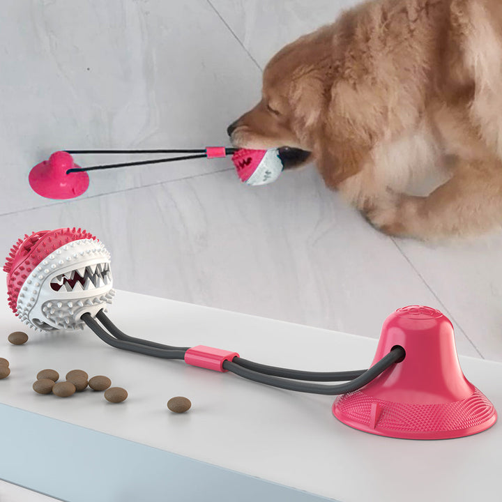 Rope Suction Tug Toy – Matpakkende Kvalball for Hunder (Type A) Luvikno