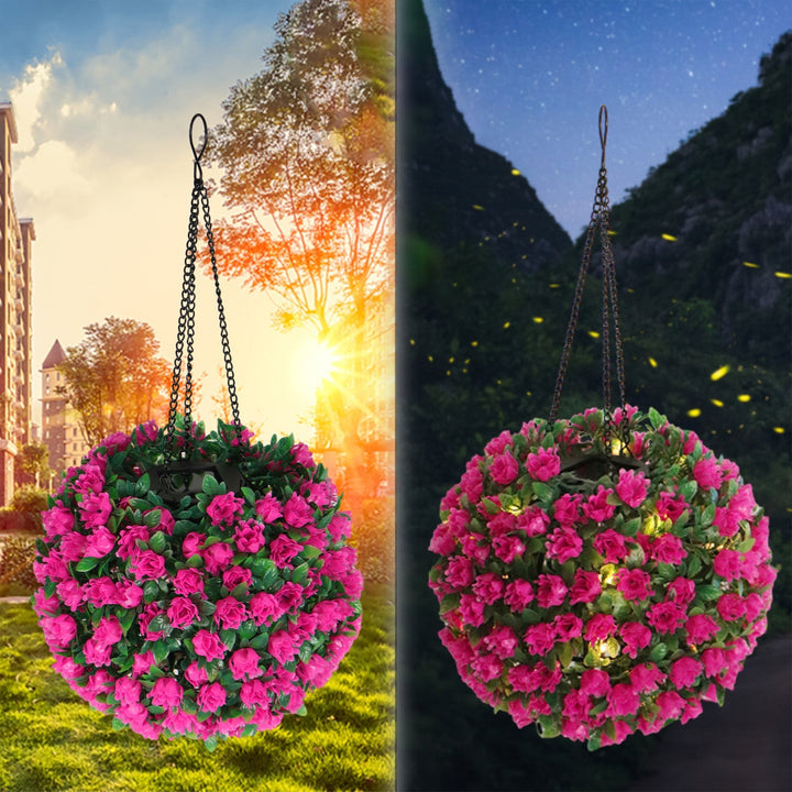 Moderne Kreativ Vannavstøtende Solblomst Globe Plast LED Utendørs Lys For Hagen | Luvikno