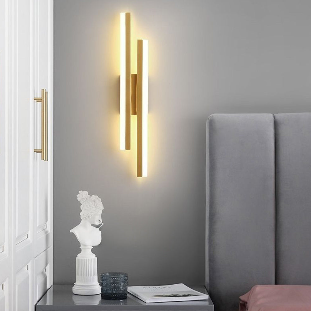 LED Vegglampe Akryl Metall Vegglampe Belysningsarmatur Luvikno