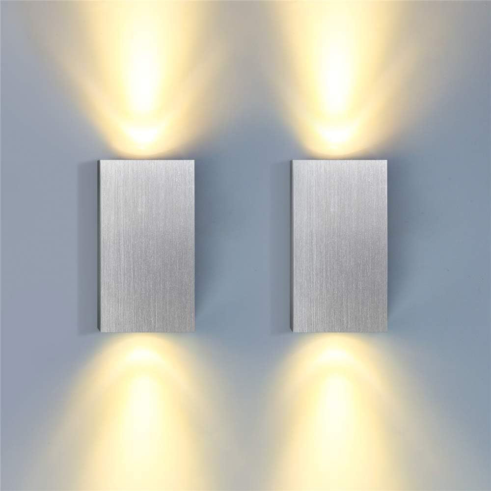 Moderne Enkelhet Vanntett Aluminium Kubisk LED Vegglampe For Utendørs Patio | Luvikno