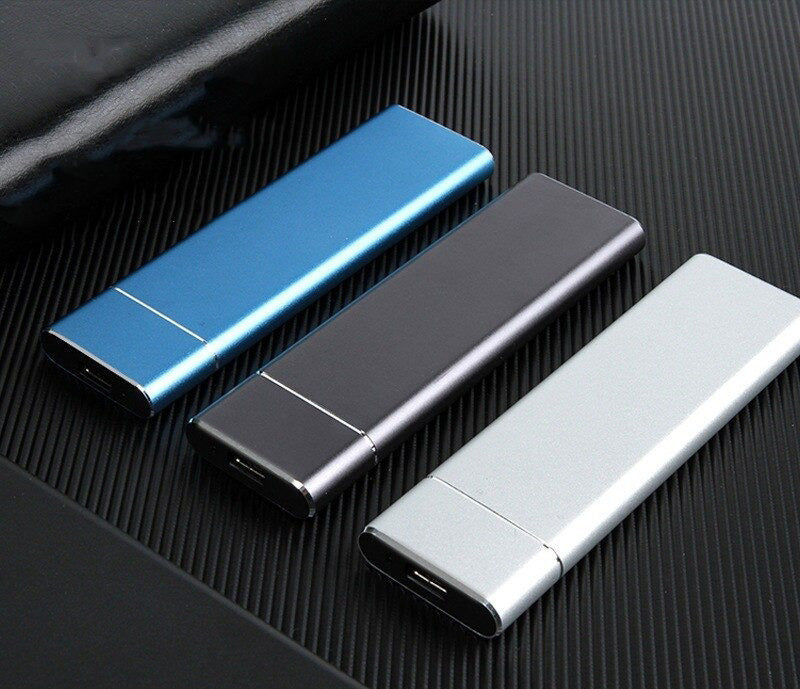 Luvikno | 8TB Bærbar SSD Ekstern Harddisk med USB 3.1 for Rask Filoverføring – Lett og Kompakt Design
