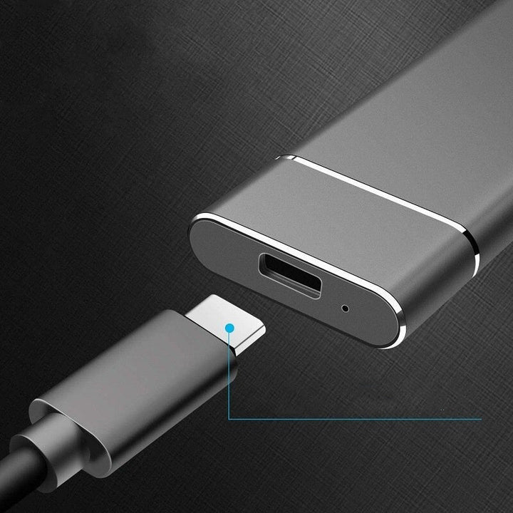 Luvikno | 8TB Bærbar SSD Ekstern Harddisk med USB 3.1 for Rask Filoverføring – Lett og Kompakt Design