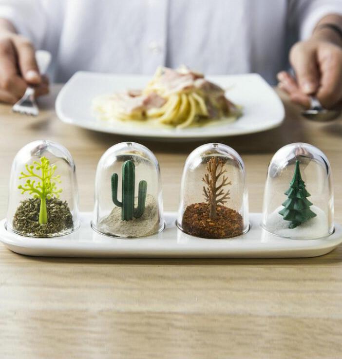 Tempus - Ornament Dome Salt & Pepper Shakers | Luvikno