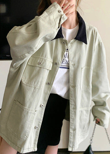 Luvik | Ease - Plus Size Napakka Napillinen Yksityiskohtajakku