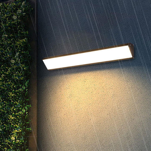 Moderne Utendørs Lang Bar Aluminium Akryl Vanntett LED Vegglampe | Luvikno