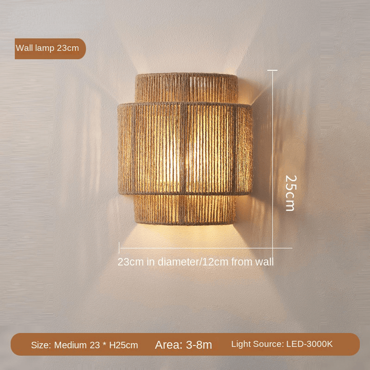 Vintage LED Lampe Bohemisk Willow Natural Touch | Luvikno