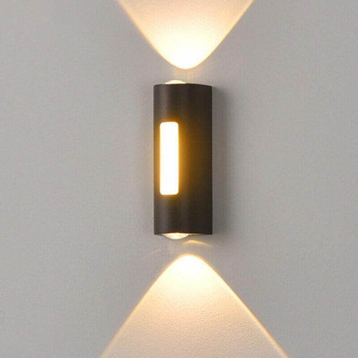 Moderne Minimalistisk Sylinderformet Design LED Utendørs Dekorativ Vegglampe | Luvikno