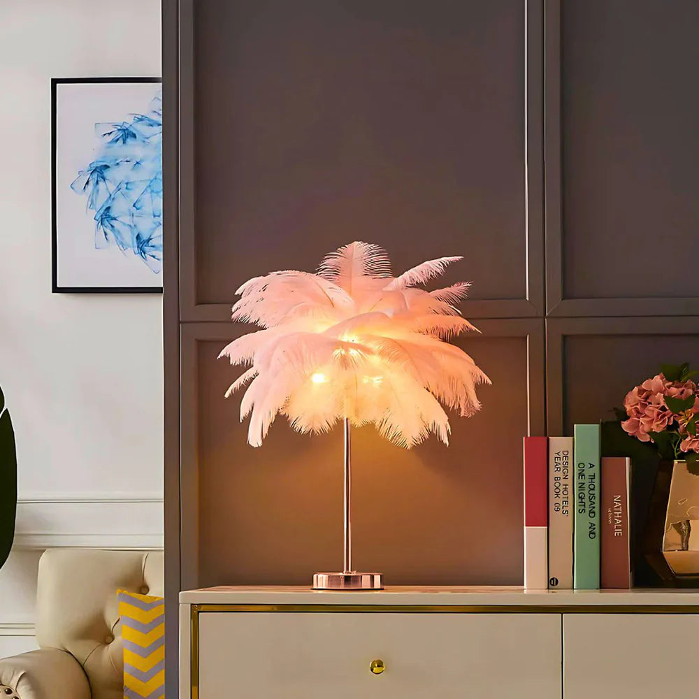 Atmosfærisk Fjær Palm Tre Lamp - LumaPalm | Luvikno