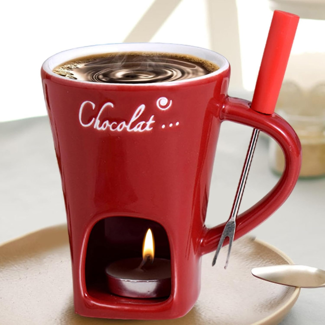 ChocoFondue - Elegant bolle for smeltbar sjokolade og ost Luvikno