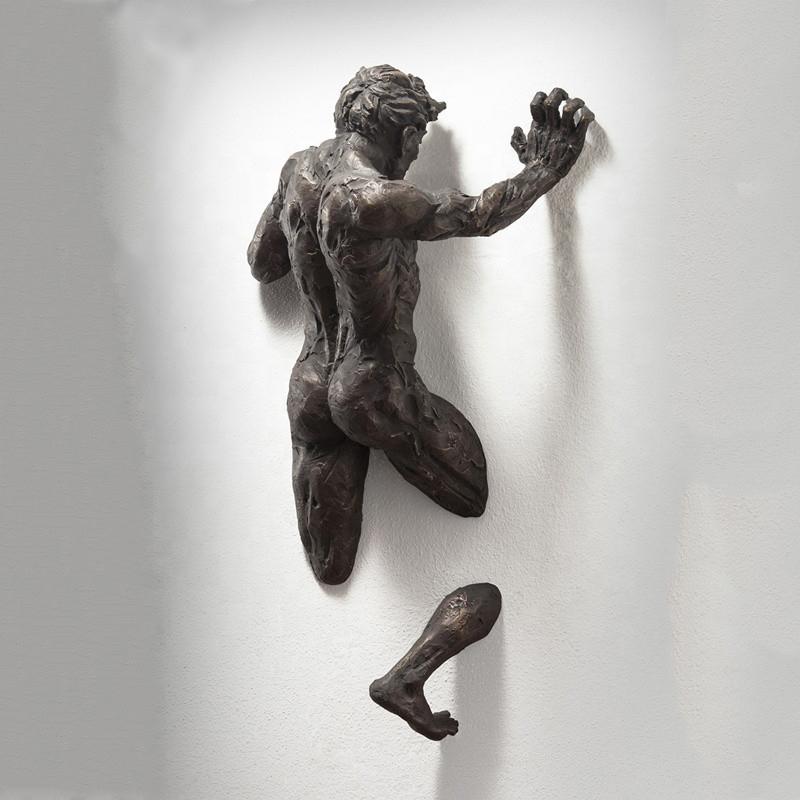 Art of Wall Sculpture Ornament Laget av Resin | Luvikno