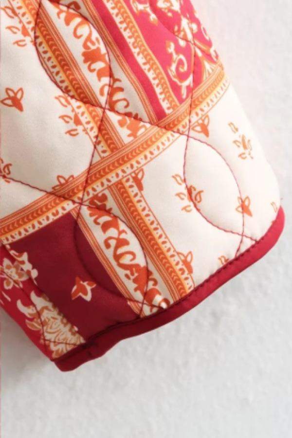 Luvik | Tulostettu puuvillatakki