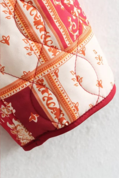 Luvik | Tulostettu puuvillatakki