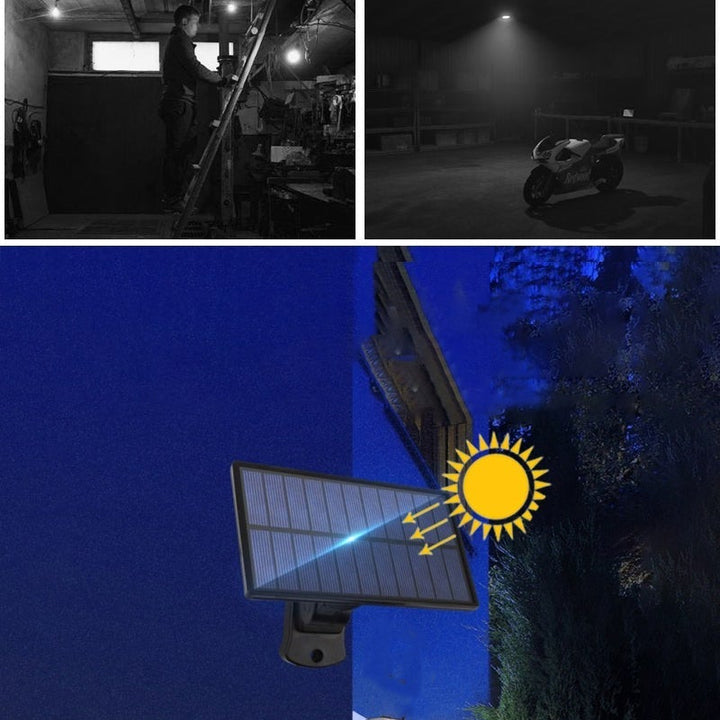 Solar Induksjon Vegglys Split med Fjernkontroll | Luvikno