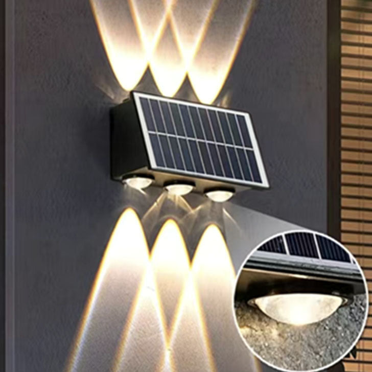 Moderne industriell sol vanntett ABS søyle LED vegglampe for utendørs terrasse | Luvikno