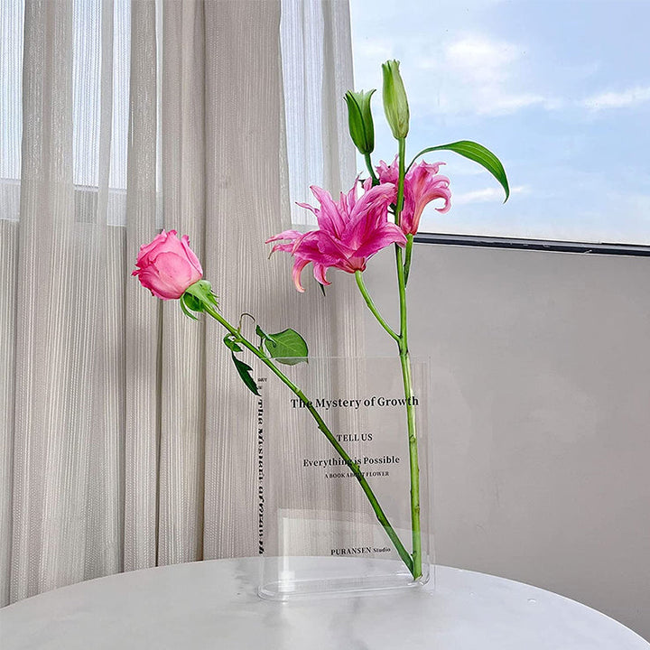 Bokformet akryl vase | Luvikno