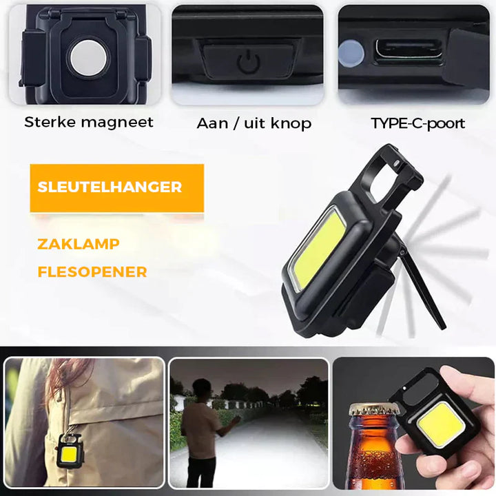 Oppladbar LED Lys | Oppladbar LED Lampe for Fleksibel Belysning | Luvikno