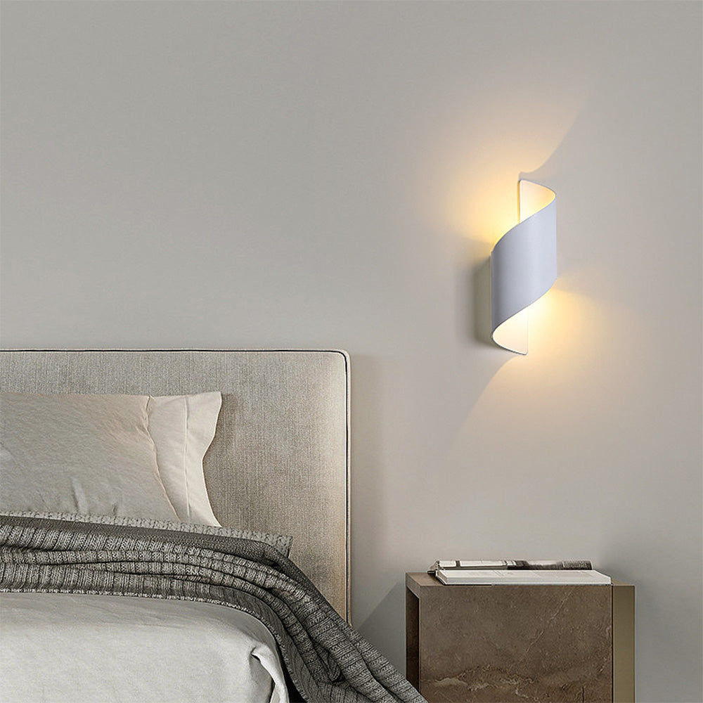 LED Vegglampe med minimalistisk aluminiumsdesign Luvikno