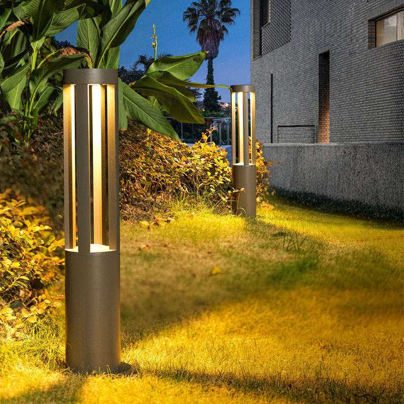 Moderne Minimalistisk Vanntett Sylinder Firkantet Aluminium LED Landskapslys For Hage | Luvikno