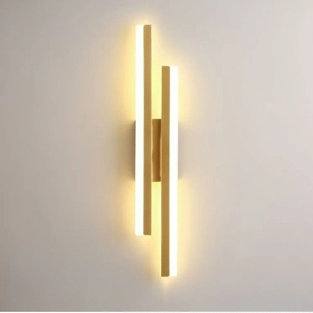 LED Vegglampe Akryl Metall Vegglampe Belysningsarmatur Luvikno