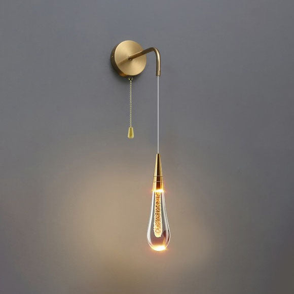 Luvikno | LumeTear Luxe LED Vegglampe Dimbar Dråpe Design for Soverom og Stue