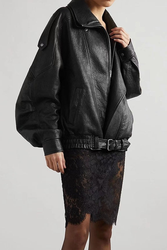 Luvik | Aidosti Nahkainen Moottoripyörätakki