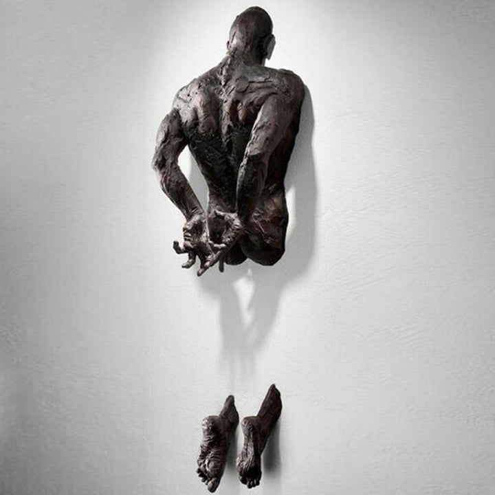 Art of Wall Sculpture Ornament Laget av Resin | Luvikno