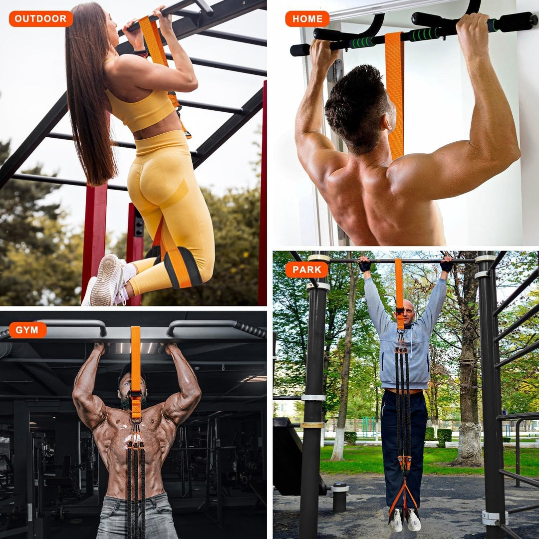 Pull-up assistanseband med dobbelt fot system | Luvikno