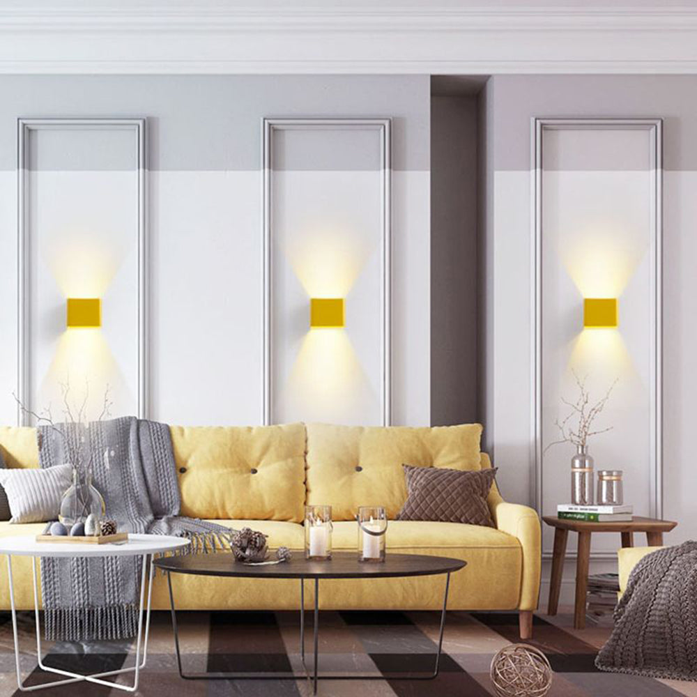 Imogen Moderne Firkantet Vegglampe | Luvikno