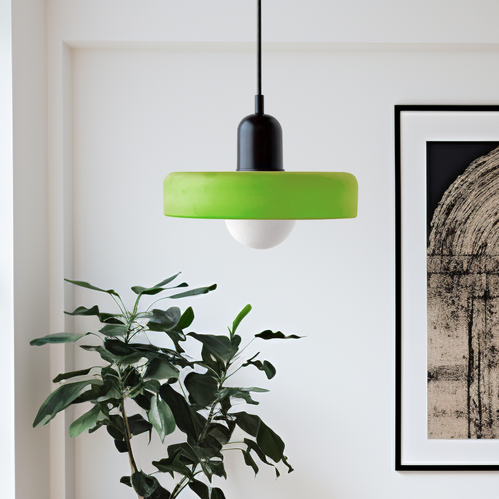 Luvikno | Farget Glass Bauhaus Pendellampe for Moderne Hjemdekor & Spisesteder